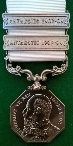 Polar medal silver scott of - medal,