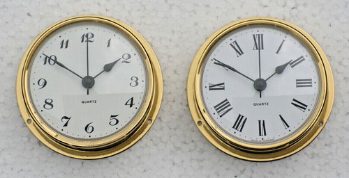 Brass ships clock marine - clock,