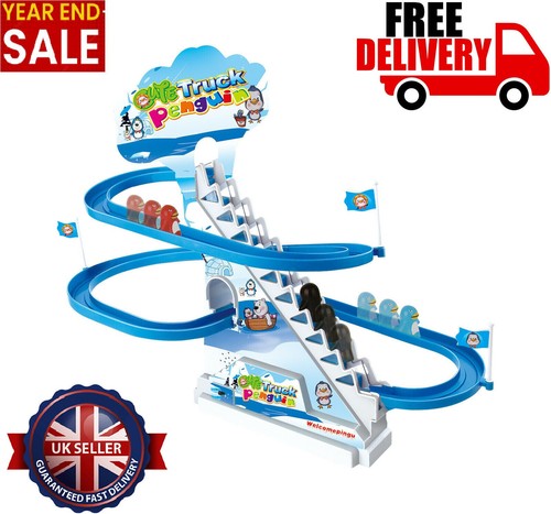 Penguin race game track toys - penguin,