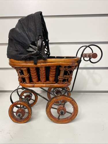 Vintage wicker and wrought