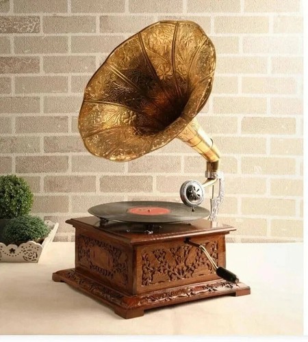 Antique gramophone fully - antique,