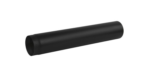 Matt black stove pipe - black,