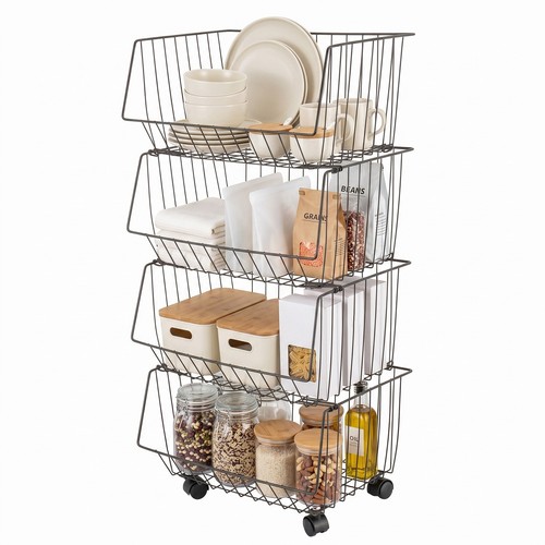 Tier rolling vegetable rack - vegetable,