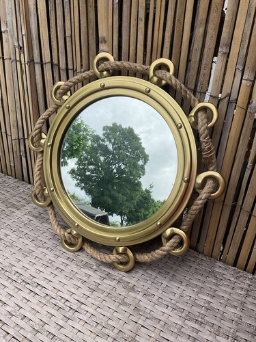 Nautical porthole mirror - nautical,