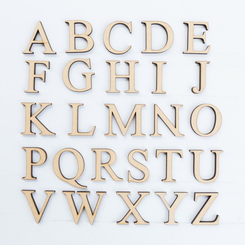 Times new roman wooden mdf - roman,