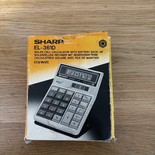 Vintage sharp 361d solar - vintage,