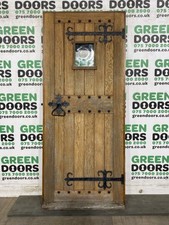 STUDDED SOLID OAK DOOR FRONT