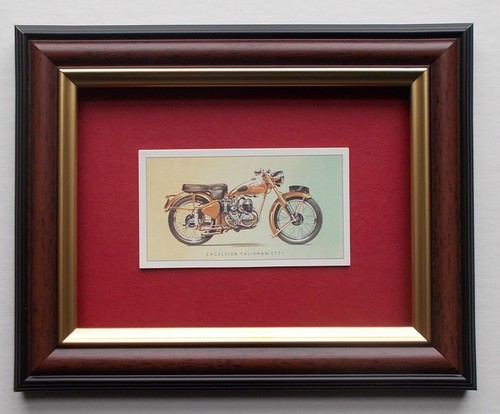 Motor cycle image framed - framed,