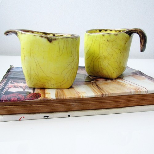 Set handmade yellow - of,