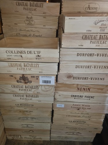 Bargain shallow wooden wine - 5x,
