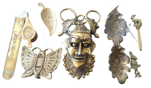 Brass ornaments african - 9,