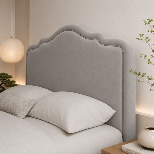 Arched headboard curved - arched,