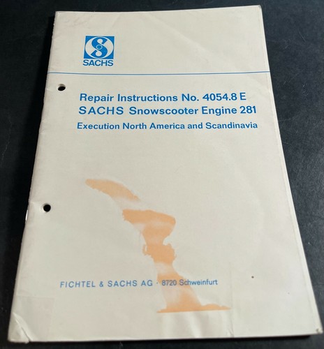 Sachs snowmobile snowscooter - sachs,