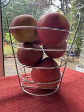 Metal Chrome Fruit Basket Or