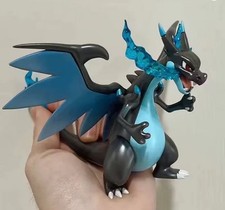 Pokemon Mega Charizard X Action Figure Doll Collectible Toy Anime Black Figures