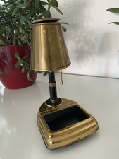 Vintage Golden Age Brass Musical Cigarette Dispenser Ashtray 
