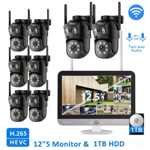 8mp cctv home outdoor security - home,