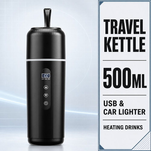 Travel kettle 500ml - kettle, compatible