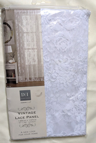 Vintage style lace panel