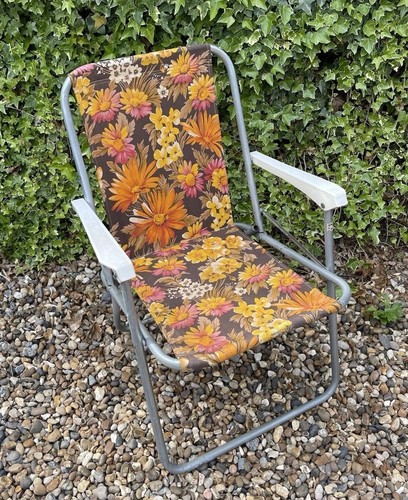 Vintage floral folding - folding, deck