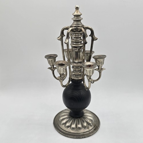 Vintage victorian pewter table - pewter,