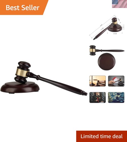 Luxury brown wooden gavel - brown,