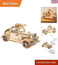 Vintage Car Wooden Model