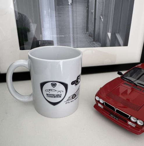 Lancia montecarlo mug 50th - lancia,