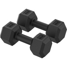 PVC HEX DUMBBELLS DUMBBELL WEIGHT SET HAND WEIGHTS CONCRETE PLASTIC BODY STRONG