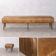 RIBBED FULL LEATHER DINING