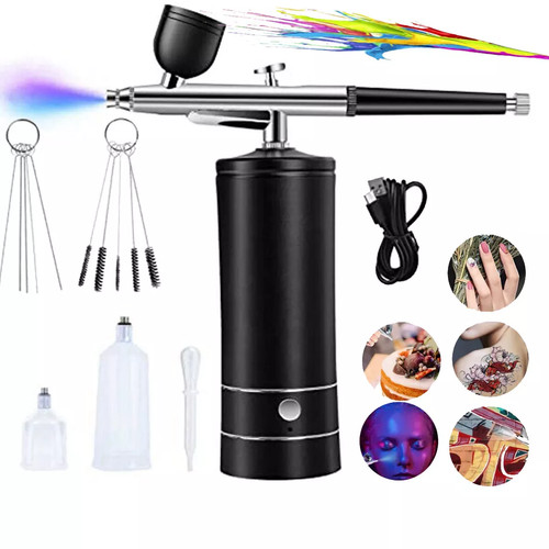 Mini airbrush compressor - airbrush, kit