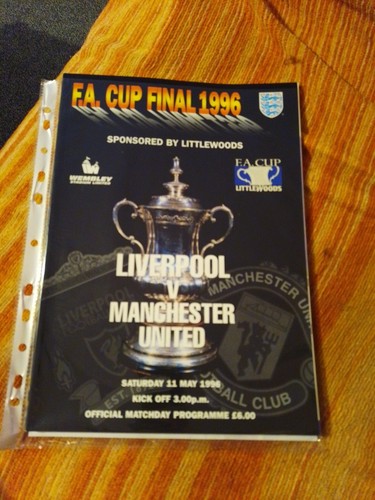 Rare 1996 cup final - cup,