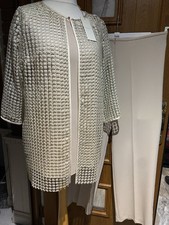 Luis Civit 3 piece MOB wedding guest trouser suit, BNWT, Gold