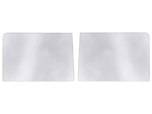 Pair cab door glass windows - pair,