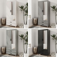 DEVON Mirror Wardrobe 2 Door 2