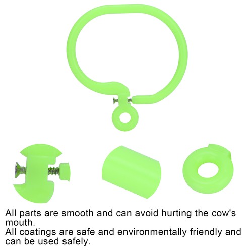 Plastic cow nose ring - nose,