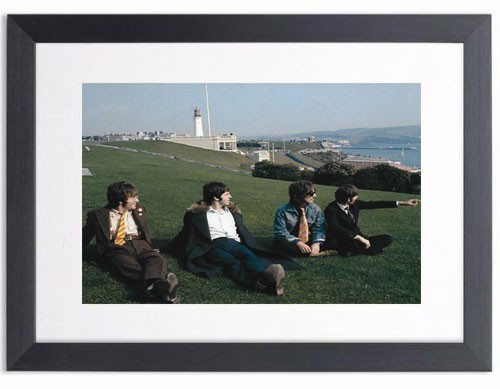 Black framed beatles - framed,