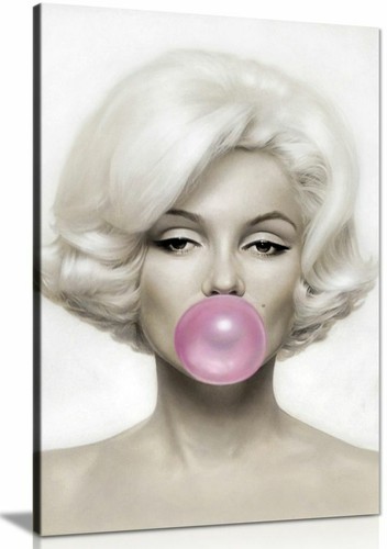 Marilyn monroe pink bubble gum - pink,