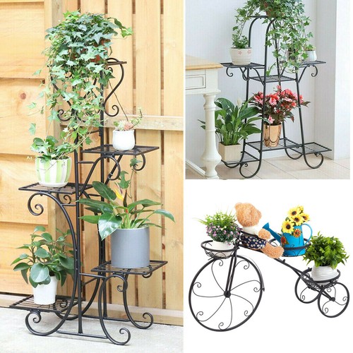 Metal outdoor indoor pot plant - metal,
