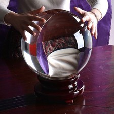 Very clear 40-200mm Round Glass Crystal ball Sphere Buyers select the size