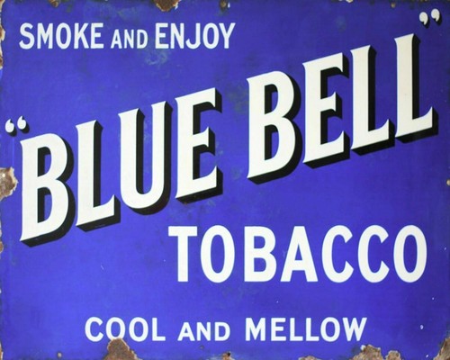 Blue bell tobacco pipe - x,