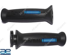 Handlebar Grip Set Black For Royal Enfield Interceptor GT Super Meteor 650 @RE