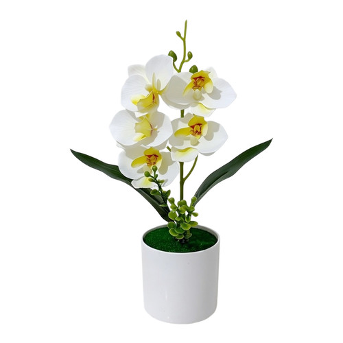 Blue artificial phalaenopsis - artificial,