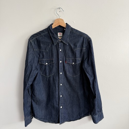 Levis denim shirt mens - levis,