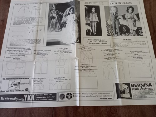 Vintage sindy sewing pattern - vintage,