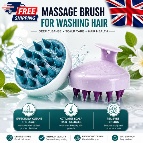 Scalp massager shampoo brush - massager,
