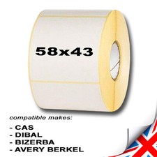 SCALE LABELS 58x43mm - 8, 16