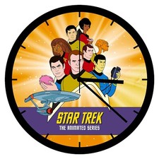 STAR TREK ANIMATED SERIES Custom 8½" Round Wall Clock 70s TV classic SHATNER
