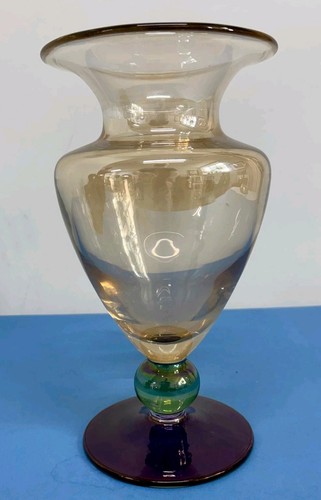 Krosno poland glass vase rose - poland,