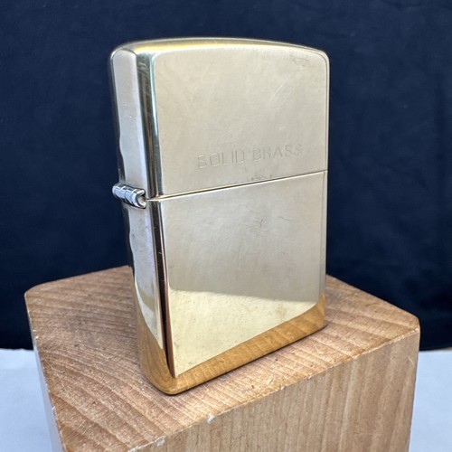 Zippo 1998 solid brass petrol - 1998,